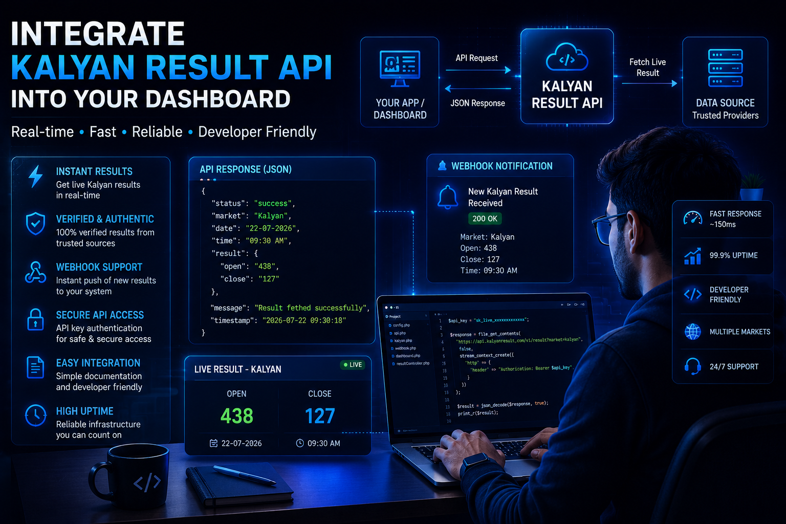 Instant Kalyan Result API Integration Guide (2026) | Fast & Real-Time API - blog cover image